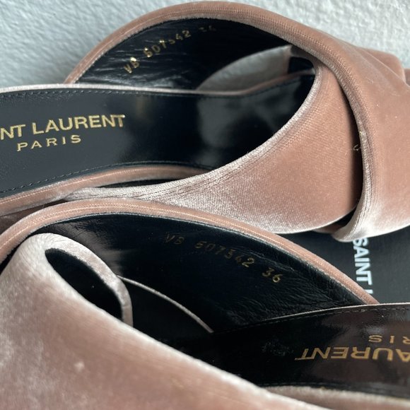 Saint Laurent LouLou 70 Mule Sandals - Picture 6 of 6